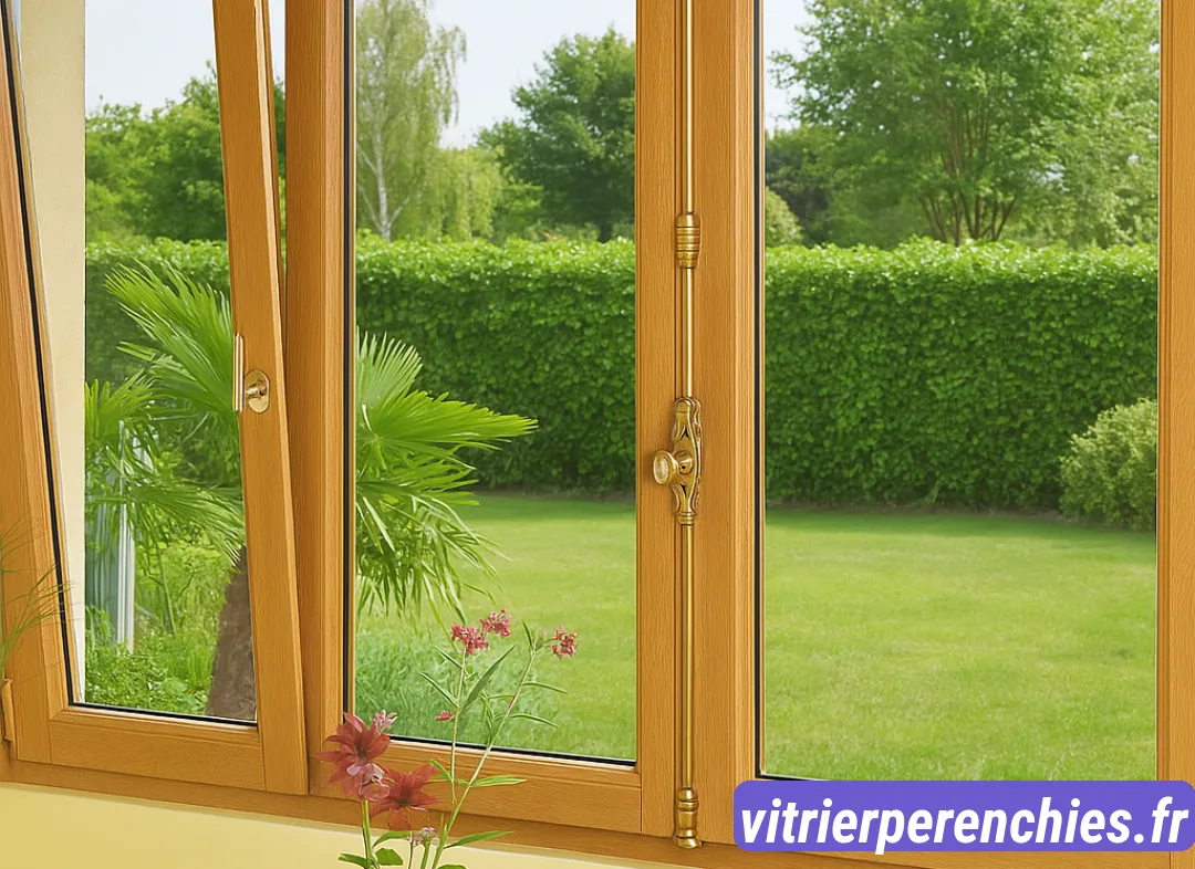 Installation de fenêtre en bois sur mesure Pérenchies